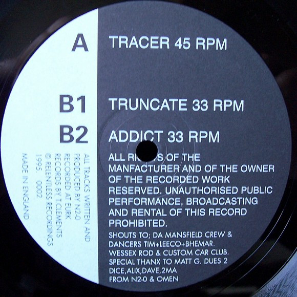 N2-0 - Infernal EP | Relentless Recordings (Rel002)