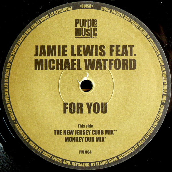 Jamie Lewis Feat. Michael Watford - For You | Purple Music (PM 004) - 3