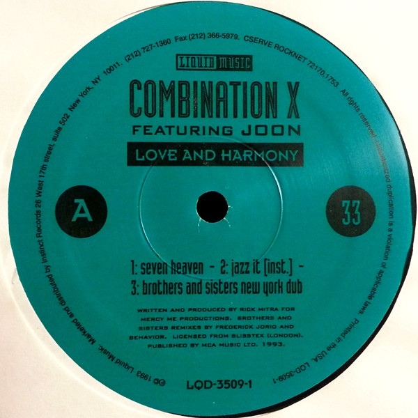 Combination X Featuring Joon - Love And Harmony | Liquid Music (LQD-3509-1) - 3 Combination X Featuring Joon - Love And Harmony | Liquid Music (LQD-3509-1) - 3