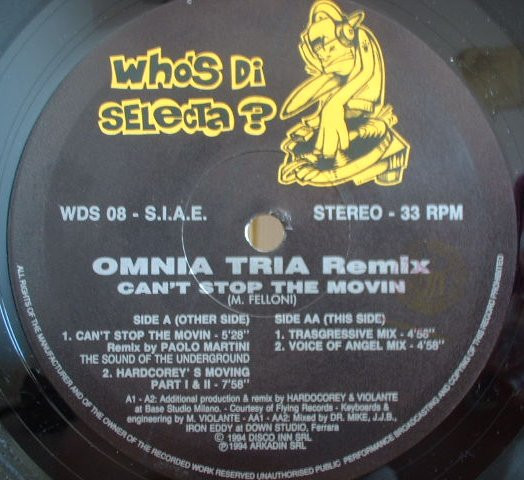 Omnia Tria - Can't Stop The Movin (Remix) | Who's Di Selecta? (WDS 08) - 3
