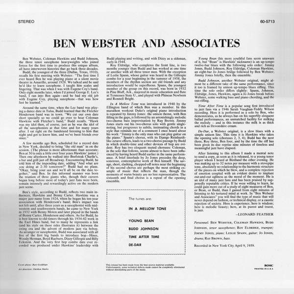 Ben Webster And Associates