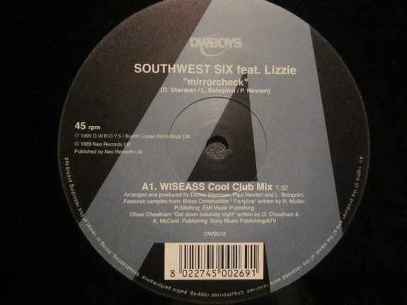 Southwest Six Feat. Lizzie - Mirrorcheck | DWBoys (DWB012) - main