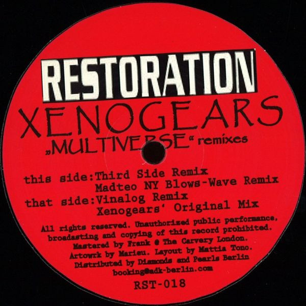 Xenogears - Multiverse Remixes | Restoration Records (RST-018) - main Xenogears - Multiverse Remixes | Restoration Records (RST-018) - main
