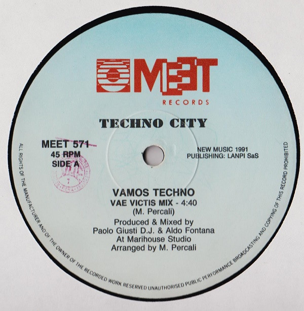 Techno City - Vamos Techno | Meet Records (MEET 571)