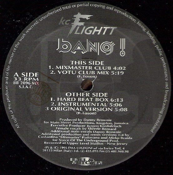 KC Flightt - Bang! | Bull & Butcher Recordings (BB 2096 MX) - 3