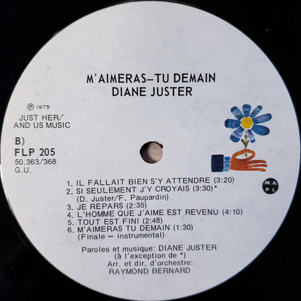 Diane Juster - M'aimeras-tu Demain | Fleur (FLP 205) - 4 Diane Juster - M'aimeras-tu Demain | Fleur (FLP 205) - 4
