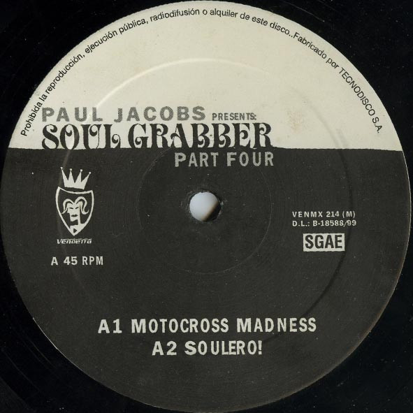 Paul Jacobs - Soul Grabber Part Four | Vendetta Records (VENMX 214 (M)) - 2