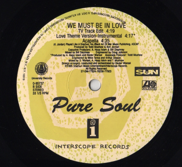 Pure Soul - We Must Be In Love | Interscope Records (0-95737) - 3 Pure Soul - We Must Be In Love | Interscope Records (0-95737) - 3