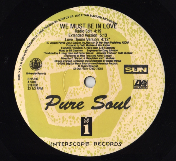 Pure Soul - We Must Be In Love | Interscope Records (0-95737) - 2 Pure Soul - We Must Be In Love | Interscope Records (0-95737) - 2