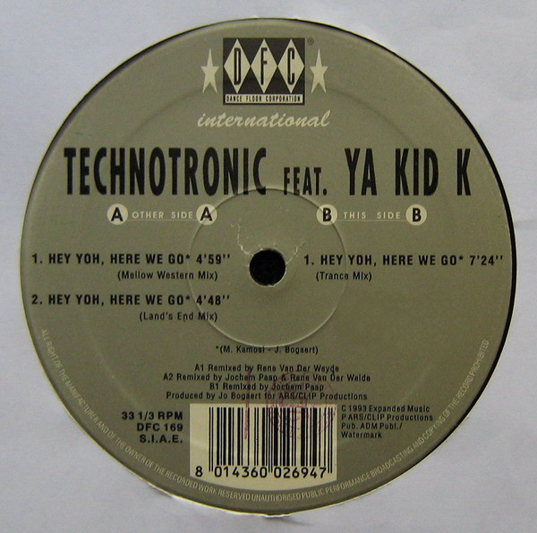 Technotronic Feat Ya Kid K - Hey Yoh, Here We Go | DFC (DFC 169) - 4 Technotronic Feat Ya Kid K - Hey Yoh, Here We Go | DFC (DFC 169) - 4