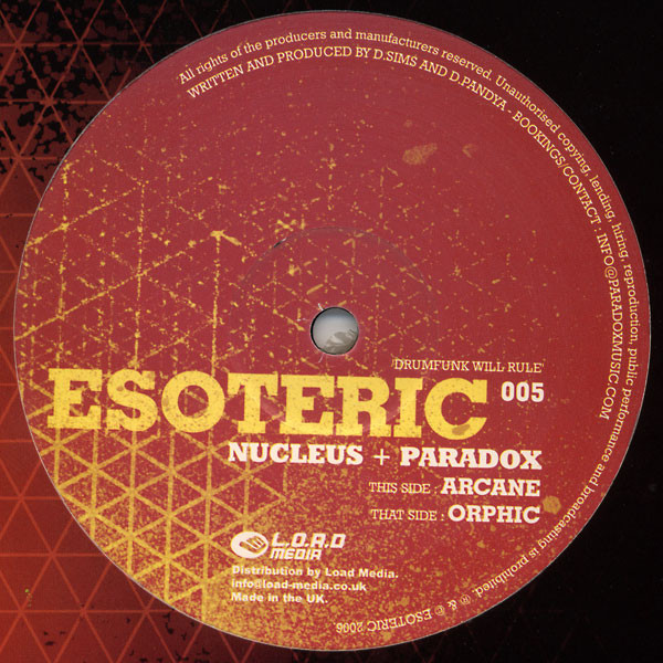 Nucleus + Paradox - Arcane / Orphic | Esoteric (ESO005) - main