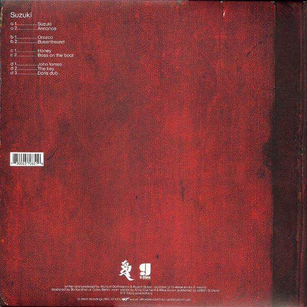 Tosca - Suzuki | G-Stone Recordings (K7 085LP) - 4 Tosca - Suzuki | G-Stone Recordings (K7 085LP) - 4