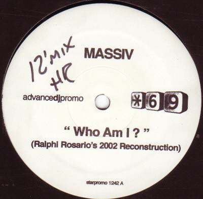 Massiv' - Who Am I ? | Star 69 Records (starpromo 1242) - main