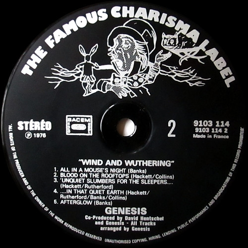 Genesis - Wind & Wuthering | Charisma (9103 114) - 4
