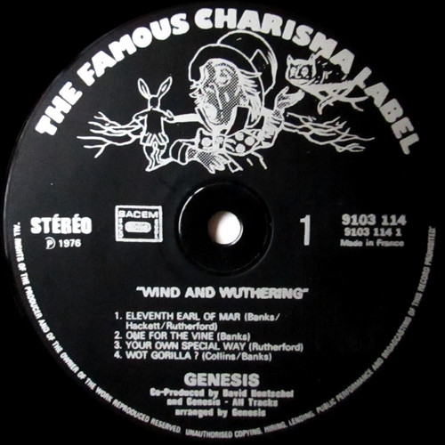Genesis - Wind & Wuthering | Charisma (9103 114) - 3