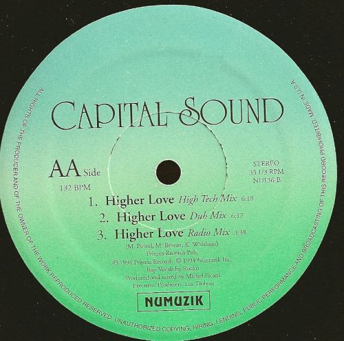 Capital Sound - Higher Love | Numuzik Inc. (NU136) - 2