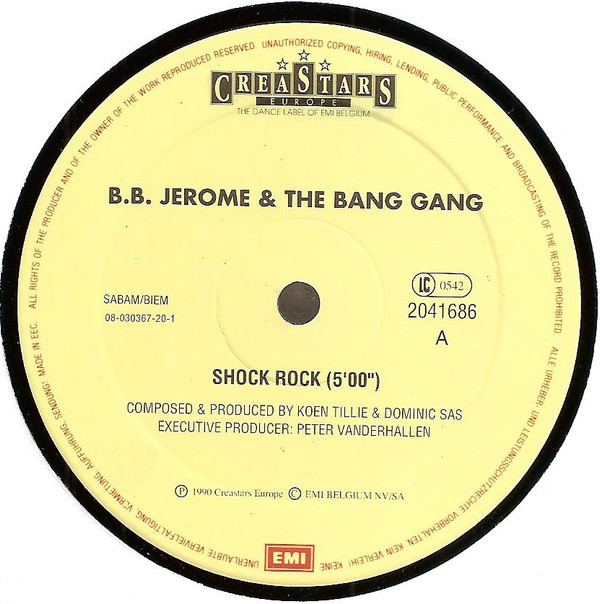 B.B. Jerome & The Bang Gang - Shock Rock | Creastars Europe (2041686) - 3