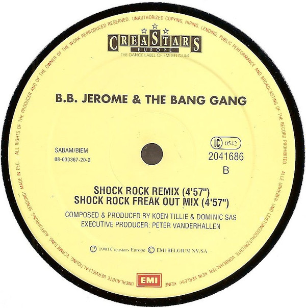 B.B. Jerome & The Bang Gang - Shock Rock | Creastars Europe (2041686) - 4