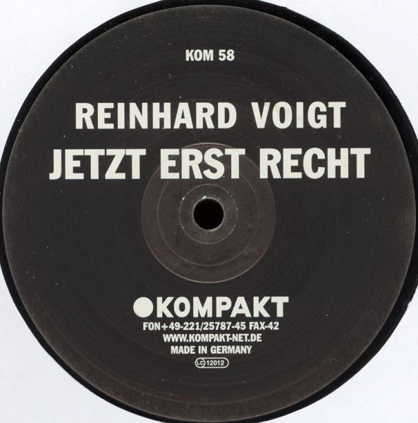 Reinhard Voigt - Jetzt Erst Recht | Kompakt (KOM 58) - main