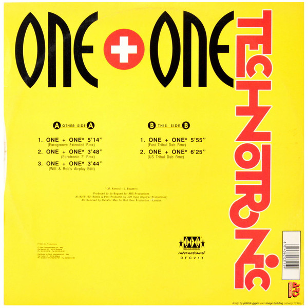Technotronic - One + One | DFC (DFC211) - 2 Technotronic - One + One | DFC (DFC211) - 2
