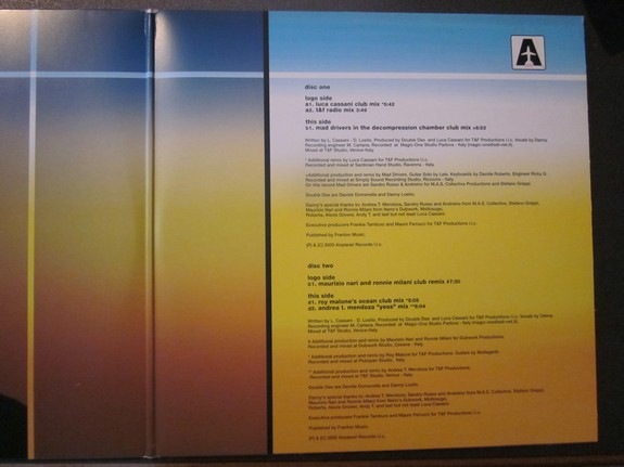 Double Dee Featuring Danny - You | Airplane! Records (ARP 21050 DBL) - 3 Double Dee Featuring Danny - You | Airplane! Records (ARP 21050 DBL) - 3