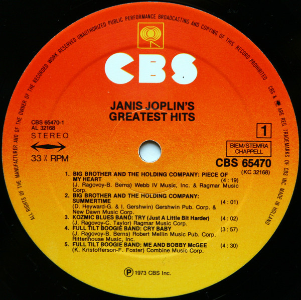 Janis Joplin's Greatest Hits