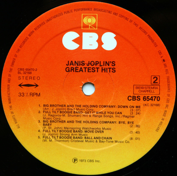 Janis Joplin's Greatest Hits