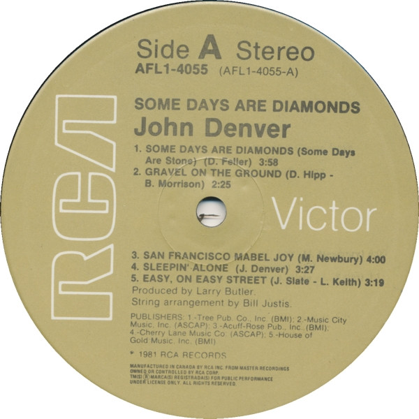 John Denver - Some Days Are Diamonds | RCA Victor (AFL1-4055) - 3 John Denver - Some Days Are Diamonds | RCA Victor (AFL1-4055) - 3