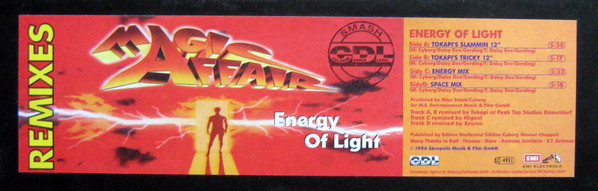 Magic Affair - Energy Of Light (Remixes) | CDL - Cologne Dance Label (P 5 19608) - 2