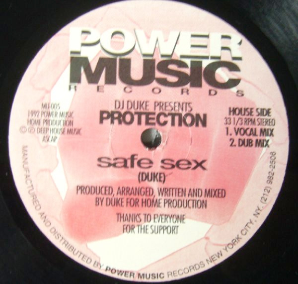 DJ Duke Presents Protection - Safe Sex | Power Music Records (MU-005) - 2 DJ Duke Presents Protection - Safe Sex | Power Music Records (MU-005) - 2