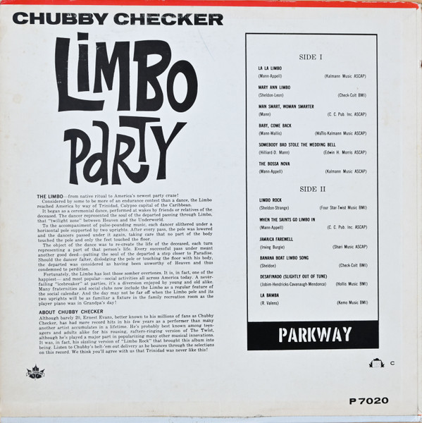 Chubby Checker - Limbo Party | Parkway (P-C7020) - 2