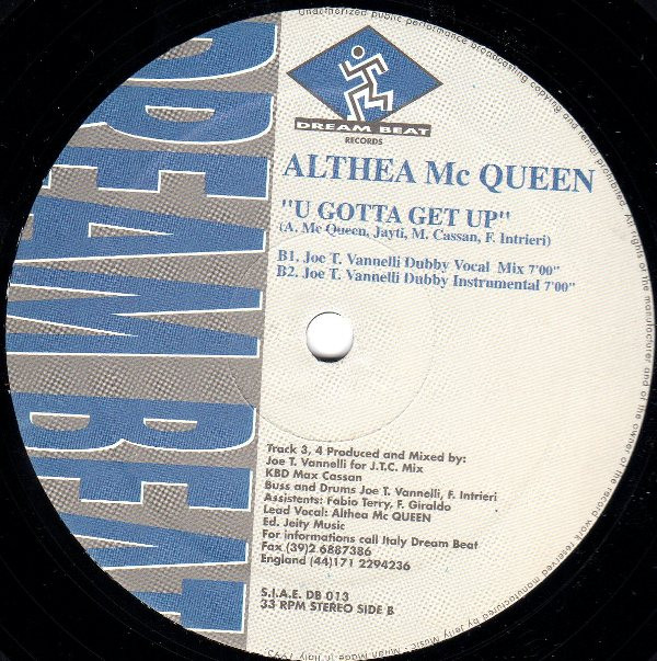 Althea McQueen - U Gotta Get Up | Dream Beat (DB 013) - 3 Althea McQueen - U Gotta Get Up | Dream Beat (DB 013) - 3