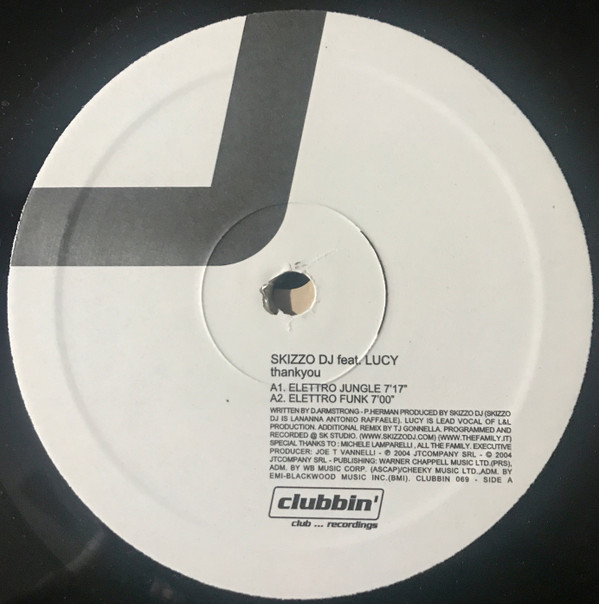 Skizzo - Thank You | Clubbin' Records (CLUBBIN 069) - 3 Skizzo - Thank You | Clubbin' Records (CLUBBIN 069) - 3