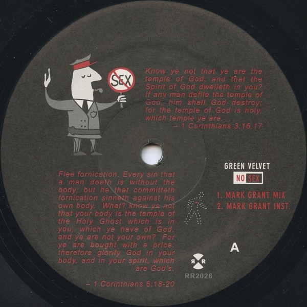 Green Velvet - No Sex | Relief Records (RR2026) - main