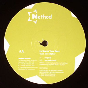 Le Ron & Yves Eaux - Take Me Higher | Method Records (METHOD031) - main
