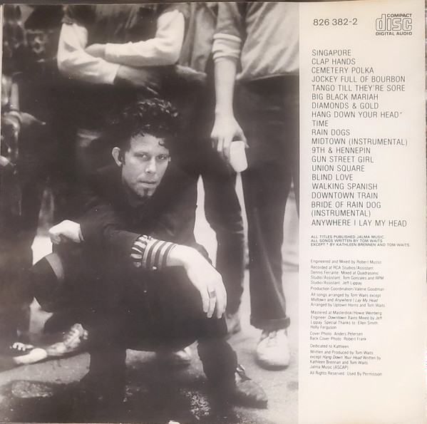 Tom Waits - Rain Dogs | Island Records (826 382-2) - 3