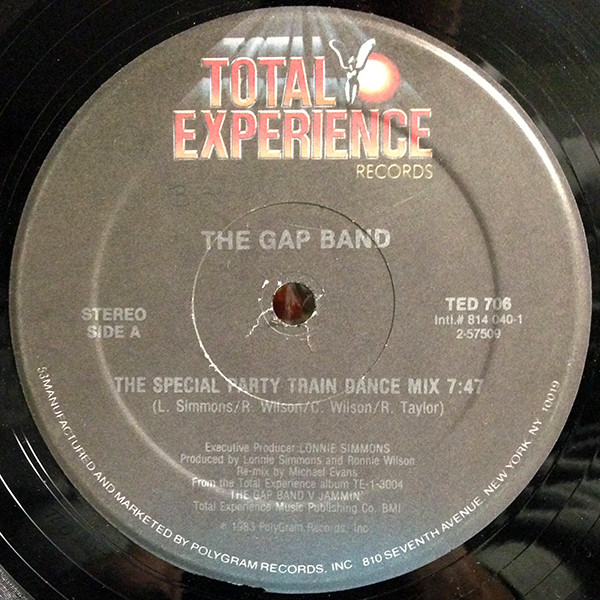 The Gap Band - Party Train | Total Experience Records (TED 706)