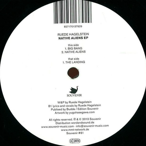Ruede Hagelstein - Native Aliens EP | Souvenir (Souvenir #61) - main