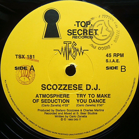 Scozzese D.J. - Atmosphere Of Seduction | Top Secret Records (TSX 181) - 3