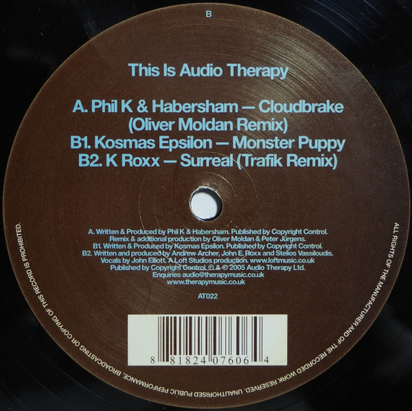 Various - This Is Audio Therapy  (Disc One) | Audio Therapy (AT022)
