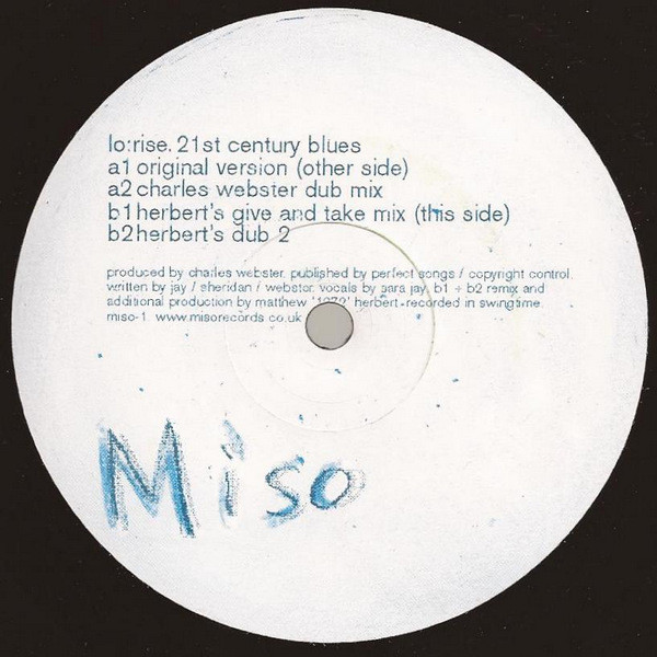 lo:rise - 21st Century Blues | Miso (MISO 001)