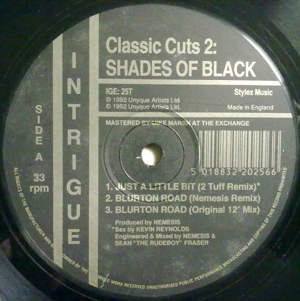 Shades Of Black - Classic Cuts 2 | Intrigue Records (IGE: 25T) - main Shades Of Black - Classic Cuts 2 | Intrigue Records (IGE: 25T) - main
