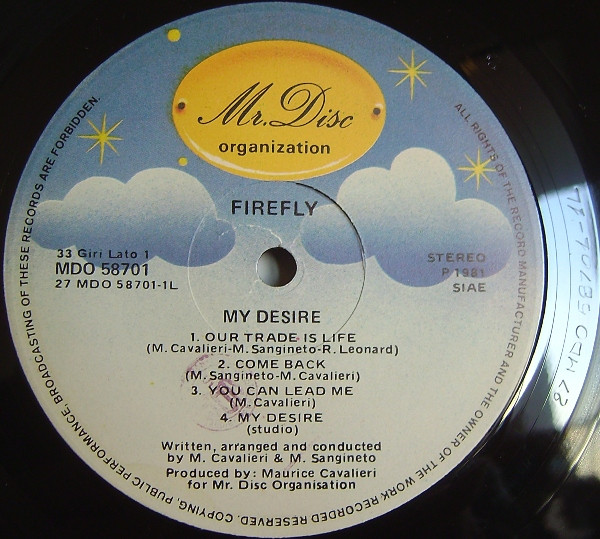 Firefly - My Desire | Mr. Disc Organization (MDO 58701) - 3 Firefly - My Desire | Mr. Disc Organization (MDO 58701) - 3