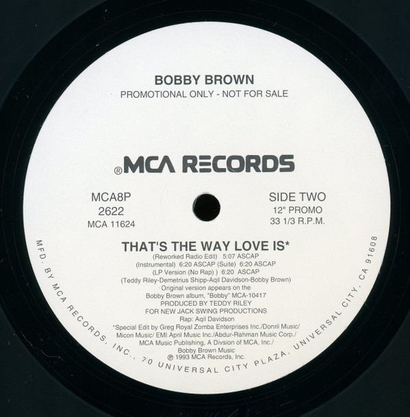 Bobby Brown - That's The Way Love Is | MCA Records (MCA8P-2622) - 2 Bobby Brown - That's The Way Love Is | MCA Records (MCA8P-2622) - 2
