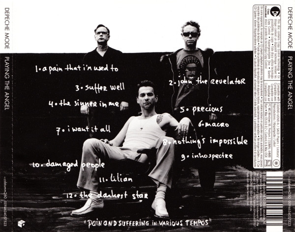Depeche Mode - Playing The Angel | Mute (int.cdstumm260) - 2