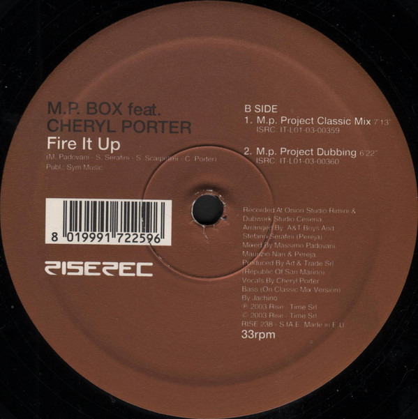 Massimo Padovani Feat. Cheryl Porter - Fire It Up | Rise (RISE 238) - 2 Massimo Padovani Feat. Cheryl Porter - Fire It Up | Rise (RISE 238) - 2