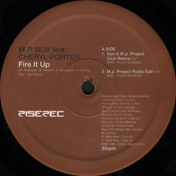 Massimo Padovani Feat. Cheryl Porter - Fire It Up | Rise (RISE 238)