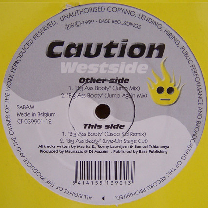 Westside - Big Ass Booty | Caution (CT-039901-12)