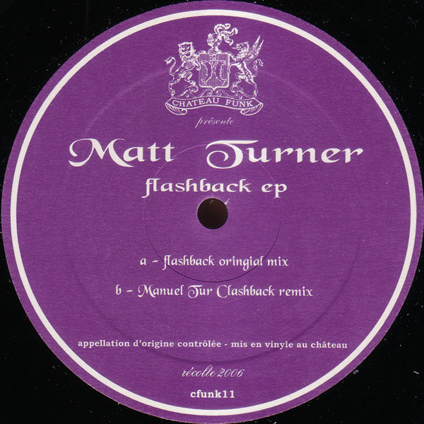 Matt Turner - Flashback EP | Chateau Funk (cfunk11) - 2 Matt Turner - Flashback EP | Chateau Funk (cfunk11) - 2