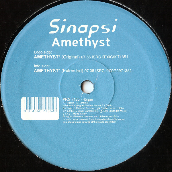 Sinapsi - Amethyst | PRG (Progressive Motion Records) (PRG 7135) - main Sinapsi - Amethyst | PRG (Progressive Motion Records) (PRG 7135) - main